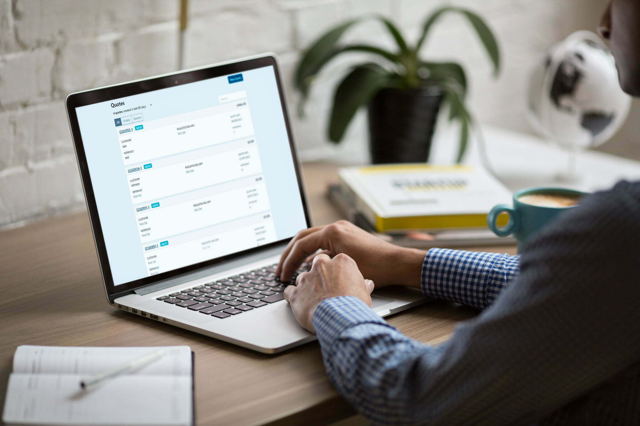 Order and quote history